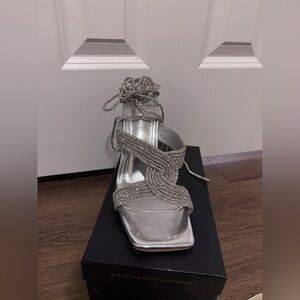 Azalea Wang Wrap up Heels